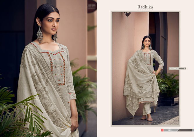 Radhika Azara Lamhay Jam Cotton Dress Material Catalog
